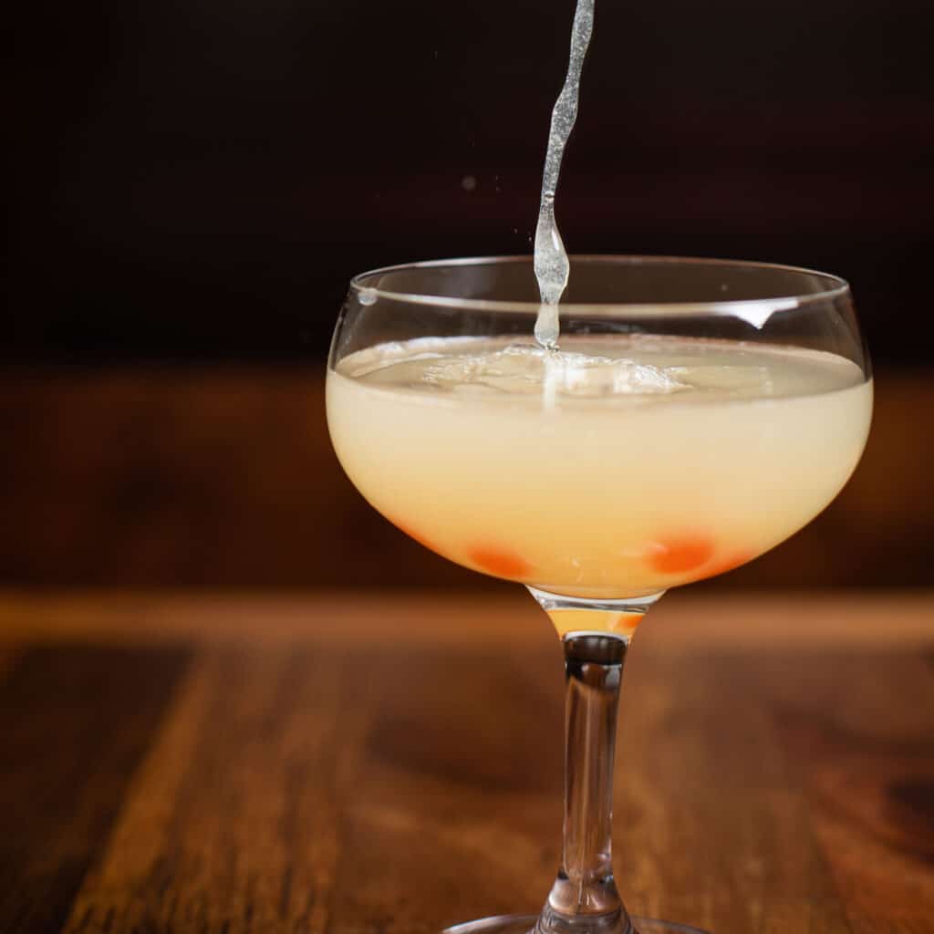 Bar Boss™ Gin, Yuzu marmalade, fresh citrus and a pop of red boba